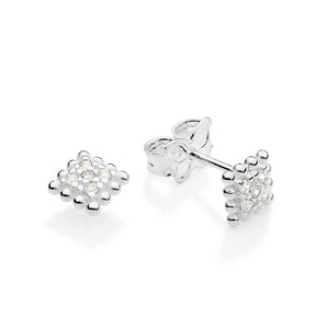 SILVER 925 BIANCA STUD EARRINGS