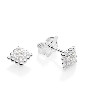 SILVER 925 BIANCA STUD EARRINGS