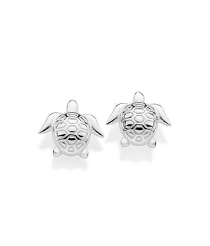 SILVER 925 TURTLE STUD EARRINGS