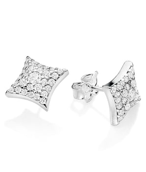 SILVER 925 GUIDING STAR STUD EARRINGS