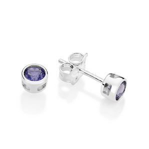 SILVER 925 TIMELESS LOVE MINI STUD EARRINGS