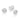 SILVER MUSE BEADED STUD EARRINGS
