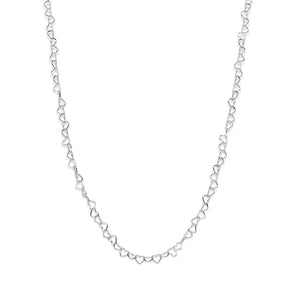 SILVER 925 HEART LINK CHAIN