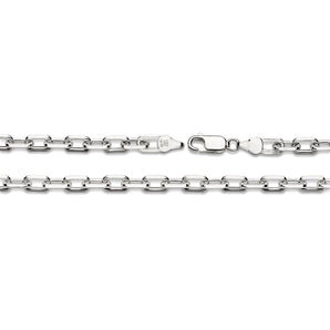 SILVER 925 PAPER CLIP LINK CHAIN - 70CM