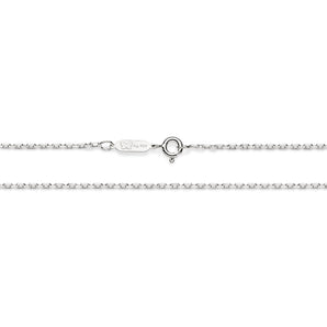 SILVER 925 ROLO LINK CHAIN - 50CM