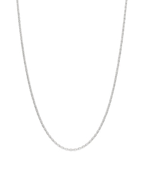 SILVER 925 TWISTED CABLE LINK CHAIN - 50CM