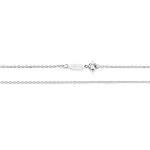 SILVER 925 TWISTED CABLE LINK CHAIN - 50CM