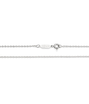 SILVER 925 TWISTED CABLE LINK CHAIN - 50CM