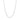 SILVER 925 LONG PAPER CLIP LINK CHAIN - 45CM