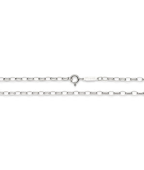 SILVER PAPER CLIP LINK CHAIN MEDIUM