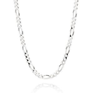 SILVER LARGE FIGARO LINK CHAIN LARGE