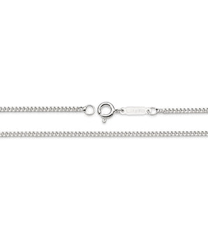 SILVER SMALL FIGARO LINK CHAIN SMALL