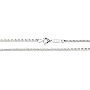 SILVER SMALL FIGARO LINK CHAIN MEDIUM