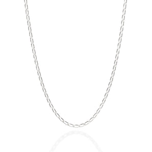 SILVER CURB LINK CHAIN MEDIUM
