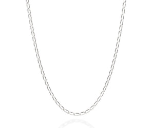 SILVER CURB LINK CHAIN XLARGE