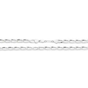 SILVER OVAL CABLE LINK CHAIN  XLARGE