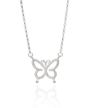 SILVER 925 BUTTERFLY NECKLACE