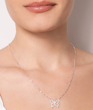 SILVER 925 BUTTERFLY NECKLACE