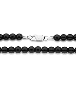SHAMBALA CORD WITH SYNTHETIC STONES IN SOLID 925 SILVER