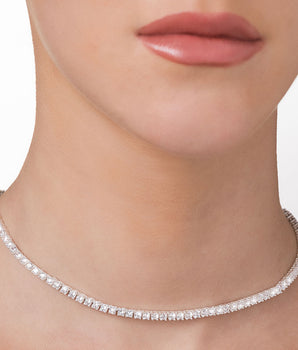 SILVER 925 SMALL RIVIERA NECKLACE