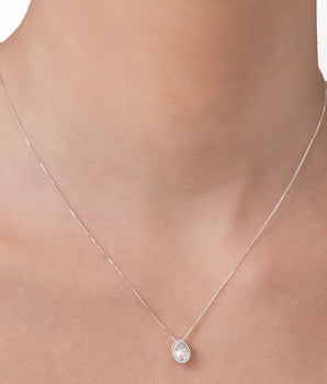 SILVER 925 VENETIAN DROP NECKLACE