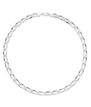 MEN'S SOLID STERLING SILVER 925 CHAIN NECKLACE