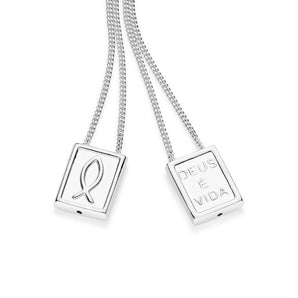 SILVER 925 ICHTHYS SCAPULAR NECKLACE