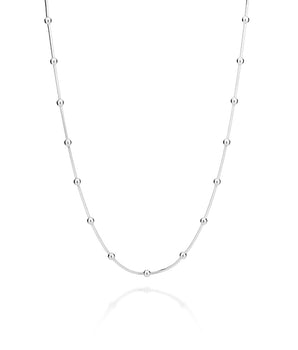 SILVER 925 SPHERES NECKLACE