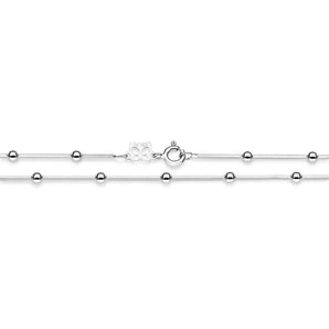 SILVER 925 SPHERES NECKLACE