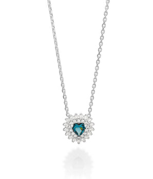 SILVER 925 ILLUMINATED HEART NECKLACE