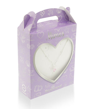 SILVER 925 LIGHT PINK ESSENTIAL NECKLACE