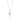 SILVER 925 LIGHT BLUE ESSENTIAL NECKLACE