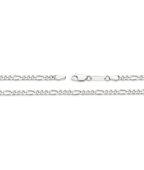 SILVER 925 FIGARO LINK CHAIN