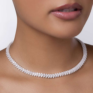 SILVER 925 CLASSIC RIVIERA CHOKER