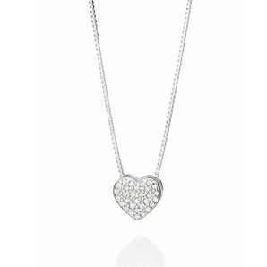 SILVER 925 DELICATE HEART NECKLACE