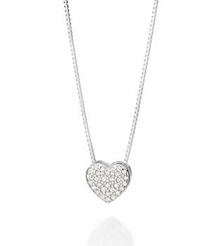 SILVER 925 DELICATE HEART NECKLACE