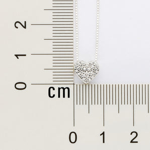 SILVER 925 DELICATE HEART NECKLACE