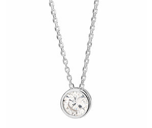 SILVER 925 ESSENTIAL POINT OF LIGHT NECKLACE