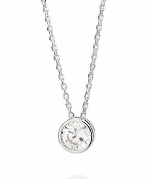 SILVER 925 ESSENTIAL POINT OF LIGHT NECKLACE