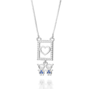 SILVER 925 BOY MOM NECKLACE