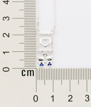 SILVER 925 BOY MOM NECKLACE