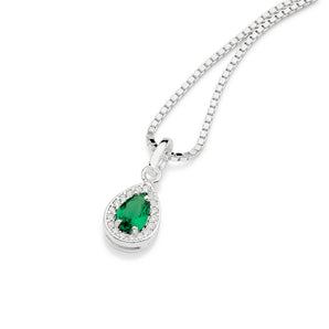SILVER 925 DROPLET PENDANT