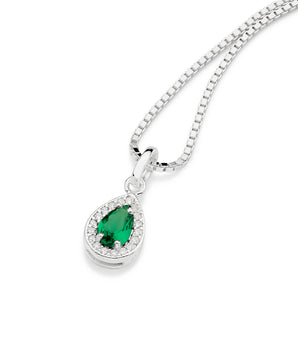 SILVER 925 DROPLET PENDANT