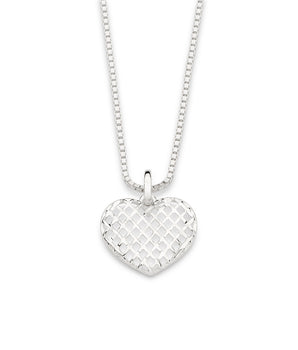 SILVER 925 HOLLOW TEXTURED PENDANT
