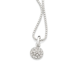 SILVER 925 STUDDED PENDANT