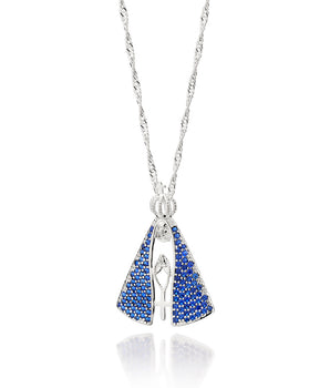 SILVER OUR LADY REVEALED PENDANT