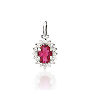 SILVER CHERRY PENDANT