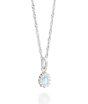 SILVER 925 SOMETHING BLUE PENDANT
