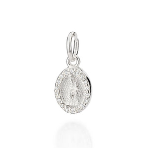 SILVER 925 OUR LADY OF CARMO OVAL PENDANT