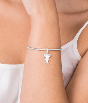 SILVER 925 GIRL CHARM
